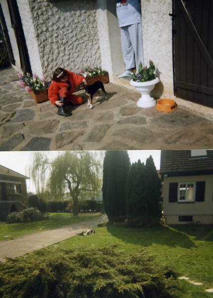 mon jardin,quand j'�tais petite