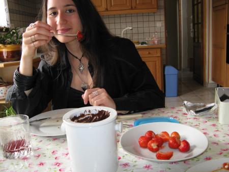 fondue au chocolat,un mercredi midi